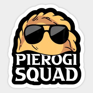 Pierogi Squad Polish Food Poland Funny Sticker